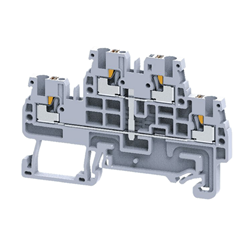 Connectwell CPDL1.5(I.S) Terminal Block Spring Clamp Terminal Polyamide 0.2-1.5sq-mm 500V 15A Grey