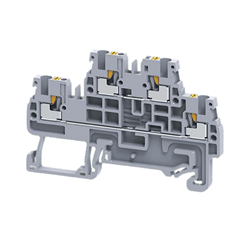 Connectwell CPDL1.5 Terminal Block Spring Clamp Terminal Polyamide 0.2-1.5sq-mm 500V 15A Grey