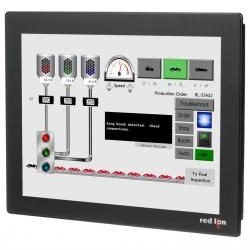Red Lion CR30001500000420 Industrial Operator Interface 15in Widescreen Format 480x272px, Colour Display 10-30VDC