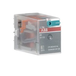 ABB CRM024DC4L Pluggable Interface Relay 21.2mm W Flat Plug-In Connector Terminal 24VDC 6A
