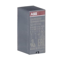 ABB CRP012DC2 Pluggable Interface Relay 12VDC 2CO SPDT Contact 8A