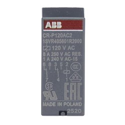 ABB CRP120AC2 Pluggable Interface Relay 120VAC 2CO SPDT Contact 8A