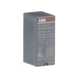 ABB CRP230AC1 Pluggable Interface Relay 230VAC 1CO SPDT Contact 16A
