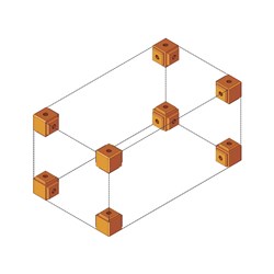 Elsteel CRS10181A Orange Corner Die-Cast Aluminum RAL2000 Orange