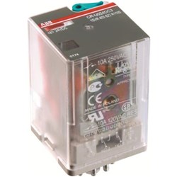 ABB CRU110AC2L Pluggable Interface Relay 35mm W Pin Terminal 110VAC 10A
