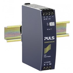 Puls CS3.241 Power Supply 1PH 110-300VDC 24VDC 3.3A 80 Watt 9.1 Watt DIN Rail Mount Screw Terminal IP20