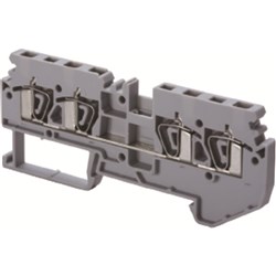 2.5MM Spring Clamp TERMINAL BLOCK - GREY USE CA509/K5 MARKERS