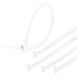 IPD CT370-4.8W Cable Tie 4.8mm W x 370mm L 102mm Dia Bundle 100 PCS