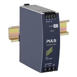 Puls CT5.241 Power Supply 3PH 380-480VAC 24VDC 5A 120 Watt 12.7 Watt DIN Rail Mount Screw Terminal IP20