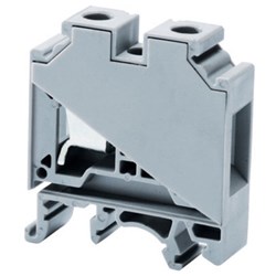 Connectwell CTS16U Feed Through Terminal Block Screw Clamp Terminal 0.2-16sq-mm 1000V 76A Grey