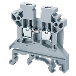 Connectwell CTS2.5UN Terminal Block Screw Clamp Terminal Polyamide 0.2-16sq-mm 1000V 24A Grey
