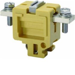 Connectwell CTS35L Terminal Block Bus Bar Lug Terminal Feed Through Melamine 16-50sq-mm 1000V 150A Beige