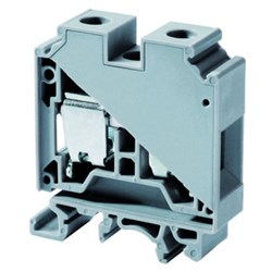 Connectwell CTS35UN Feed Through Terminal Block Screw Clamp Terminal Polyamide 4-35sq-mm 1000V 125A Grey