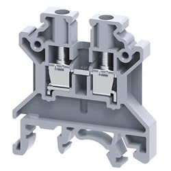 Connectwell CTS4UNBK Standard Feed Through Block Screw Clamp Feed Through 0.2-4sq-mm 1000V 32A Black