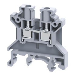 Connectwell CTS4UNG Standard Feed Through Terminal Block Screw Clamp Terminal Polyamide 0.2-4sq-mm 1000VAC/DC 32A Green