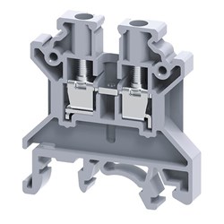Connectwell CTS4UNY Standard Feed Through Block Screw Clamp 0.2-4sq-mm 1000VAC/DC 32A Yellow