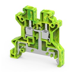 Connectwell CTSG4 Ground/Earth Terminal Block Polyamide 0.2-4sq-mm Green Yellow