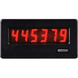 Red Lion CUB4L020 Miniature Electronic Counters 3.6VDC 6 Digit LCD, Red Backlight Display
