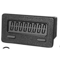 Red Lion CUB7CVG0 Miniature Electronic Counter 3.6 V 8 Digit Green Backlit LCD Display