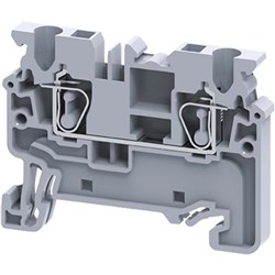 Connectwell CX2.5 Feed Through Push-In Block Spring Clamp Feed Through 0.2-2.5sq-mm 1000V 24A Grey