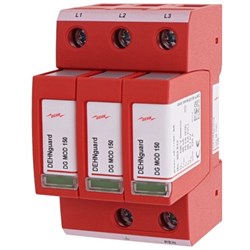 DEHN DGMTNC150 Type-2 M-Surge Arrester With TNS System Guard 3-P 15kA 120/240V 35mm DIN Rail IP20