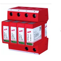 DEHN DGMTNSCI275 Surge Arrester W/Fuse 4-P 275VAC 40kA