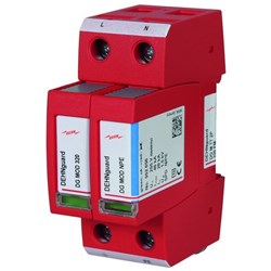 DEHN DGMTT2P320FM Surge Arrester 2-P 20kA 230V 35mm DIN Rail Thermoplastic IP20