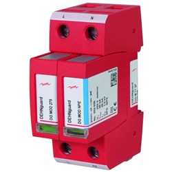DEHN DGMTT2P385FM Surge Arrester 20kA 230V 35mm DIN Rail Mount Thermoplastic IP20