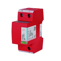 DEHN DGPM255 Lightning Current Arrester 100kA 255VAC 35mm DIN Rail 73mm W 36mm D 90mm H Thermoplastic IP20
