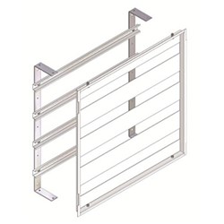 Elsteel DINI46 DIN Rail Insert 400W 600H Mild Steel