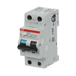 ABB DS201C6A30 Residual Current Circuit Breaker with Overcurrent Protection 6 kA 2-P 30mA 6A C-Curve TypeA IP40