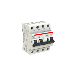 ABB DS203NCC20A30 Residual Current Circuit Breaker with Overcurrent Protection 6 kA 4-P 30mA 20A C-Curve TypeA IP2X