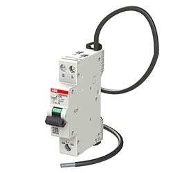 ABB DSE201C16A30NS Residual Current Circuit Breaker with Overcurrent Protection 6 kA 1P+N-P 30mA 16A C-Curve TypeA IP20