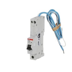 ABB RCBO, 10 kA, 1P+N, A, B16, 30MA  DSE201MB16A30