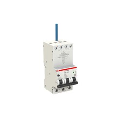 ABB DSE203NMC63A30 Residual Current Circuit Breaker with Overcurrent Protection 10 kA 3P+N-P 30mA 63A C-Curve TypeA IP20