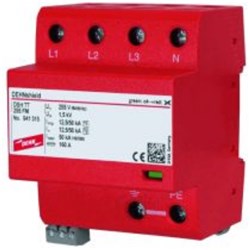 DEHN DSHTT255FM Type-1+2 Combined Lightning Current and Surge Arrester 12.5kA 50kA 3 PH 12.5kA 50kA 255VAC IP20