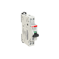 ABB DSN201EC20A10 Residual Current Circuit Breaker with Overcurrent Protection 6 kA 1P+N-P 30mA 20A C-Curve TypeA IP20