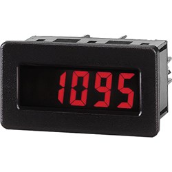 Red Lion DT800020 RATE INDICATOR 3.6 V 5 Digit Red Backlight, LCD Display