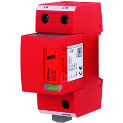 DEHN DVACSP1P255FM Combined Lightning Current and Surge Arrester 25kA 25kA 100kA 264VAC DIN Rail Mount IP20
