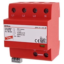 DEHN DVAEMOB3P255 Type-1+2 Combined Arrester 3 PH 0.12mm L 0.09mm W