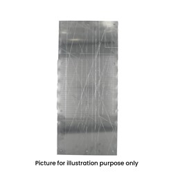 IPD E-GPALU3MM-300 Gland Plate 300mm D W For: Gland Plate 3mm Thick Aluminium