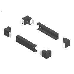 IPD E-PLINTH2D Galvanised Plinth 100mm H x 600mm W x 200mm D W