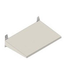 IPD E-RAINHOOD-06L Rain Hood 600mm W x 200mm D W RAL 7035 Light Grey For: DB E43 E65