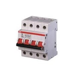 ABB E204100RD Switch Disconnector IP10 100A 4-P 230/400VAC DIN Rail Mount