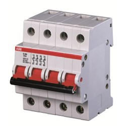ABB E20480RD Switch Disconnector IP10 80A 4-P 230/400VAC DIN Rail Mount