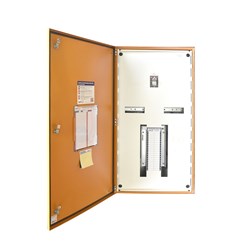 IPD E43A12D400 Distribution Board 12-P IP43 RAL 2000 Orange Mild Steel Non-Auto MCCB 400A 1400mm H x 600mm W x 200mm D