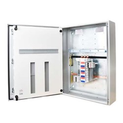 IPD E43A96N Distribution Board 96-P IP43 RAL 2000 Orange Mild Steel 1400mm H x 600mm W x 200mm D