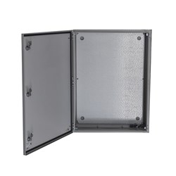 IPD E43LEMPTY62 Distribution Board IP43 RAL 7035 Grey Mild Steel 600mm H x 600mm W x 200mm D