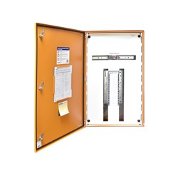 IPD E65A12XT4250 Distribution Board 12-P IP65 RAL 2000 Orange Mild Steel MCCB 250A 800mm H x 600mm W x 200mm D