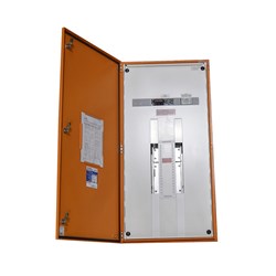 IPD E65AM1236T250 Distribution Board With Dual Channel kWh Meter 48-P IP65 Orange Mild Steel 250A